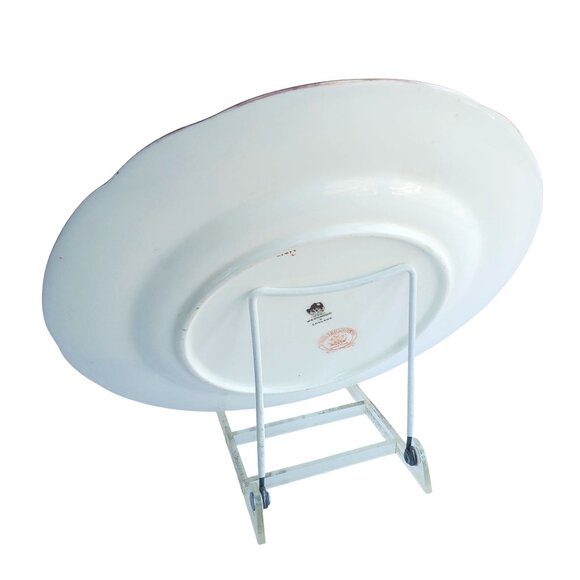 Antique Wedgwood Plates Richard Briggs 2 Hand Painted Cobalt Blue Floral Gilt - Picture 3 of 14